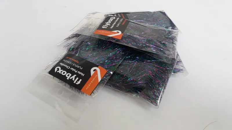 Flybox Holo Polar Chenille in Purple and Green